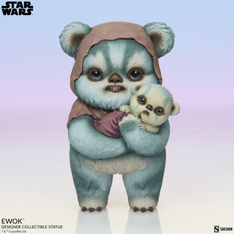 SID700242 Star Wars - Ewok Designer Statue - Sideshow Collectibles - Titan Pop Culture