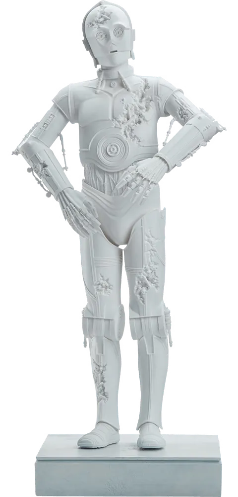 SID700243 Star Wars - C-3PO Crystallized Relic Statue - Sideshow Collectibles - Titan Pop Culture