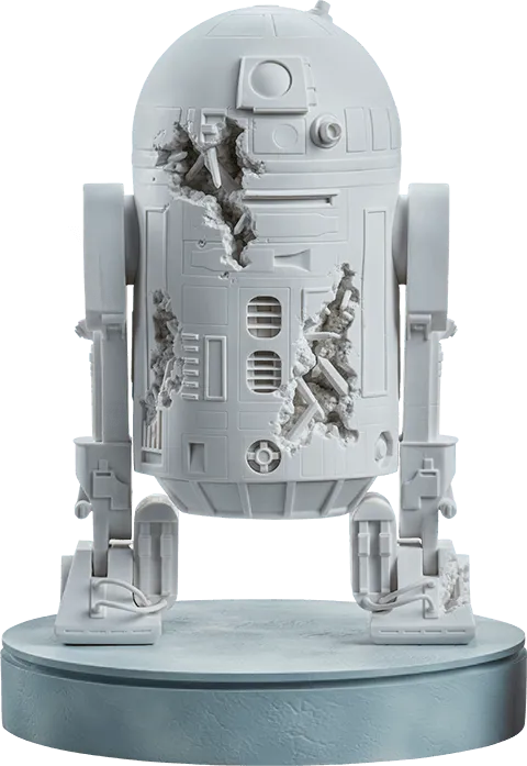 SID700244 Star Wars - RD-D2 Crystallized Relic Statue - Sideshow Collectibles - Titan Pop Culture