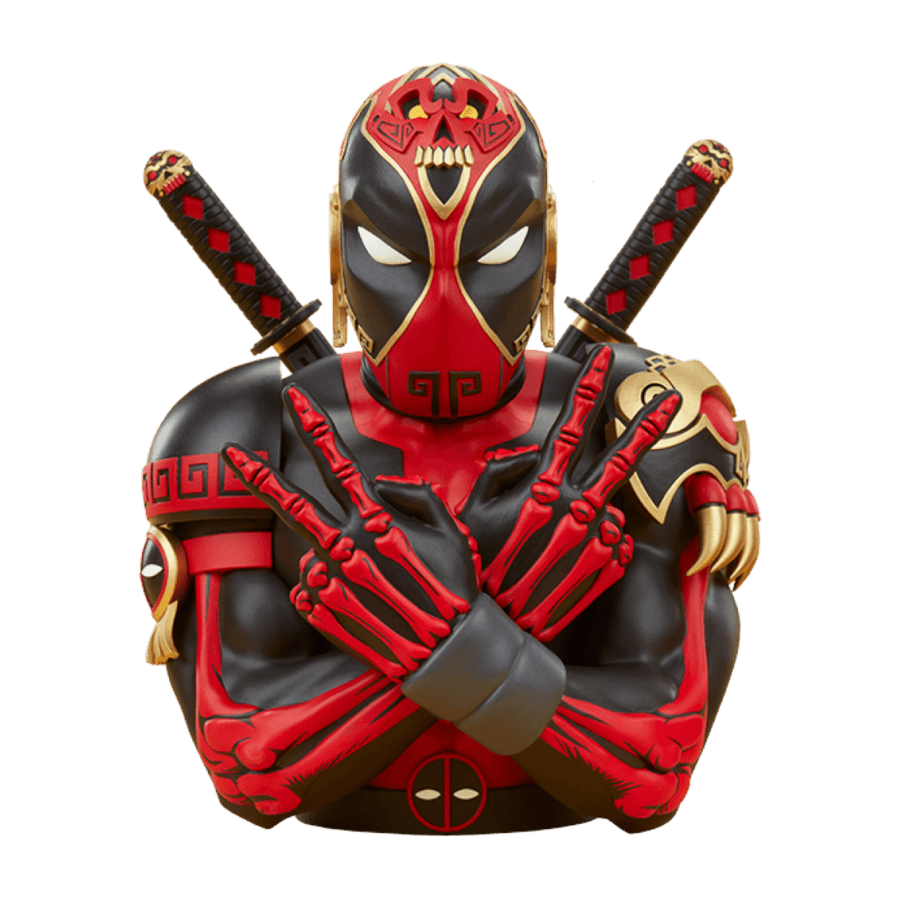 SID700245 Deadpool - Aztec Designer Bust by Jesse Hernandez - Sideshow Collectibles - Titan Pop Culture