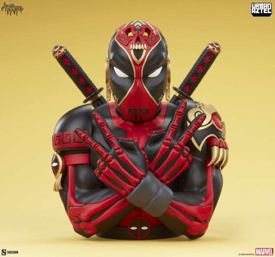 SID700245 Deadpool - Aztec Designer Bust by Jesse Hernandez - Sideshow Collectibles - Titan Pop Culture