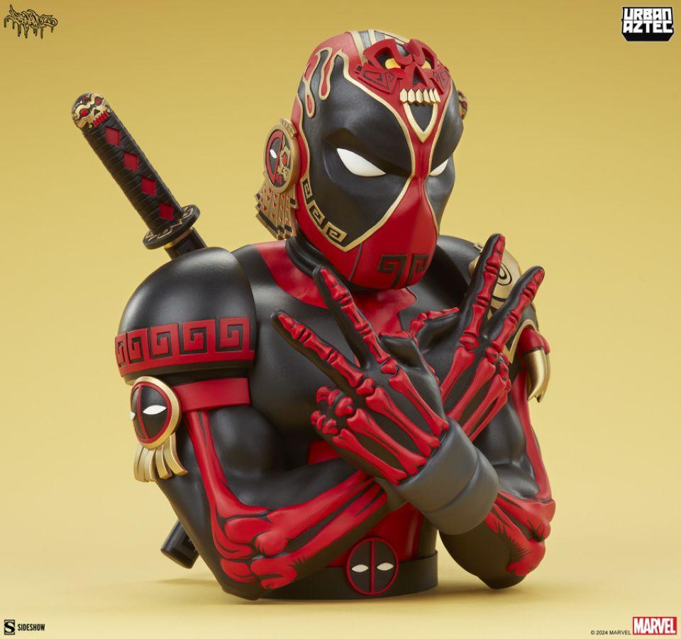 SID700245 Deadpool - Aztec Designer Bust by Jesse Hernandez - Sideshow Collectibles - Titan Pop Culture