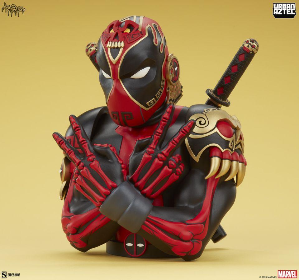 SID700245 Deadpool - Aztec Designer Bust by Jesse Hernandez - Sideshow Collectibles - Titan Pop Culture