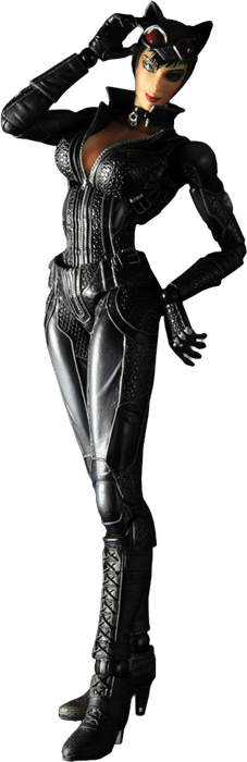 SQU81223 Batman Arkham City - Catwoman Play Arts Figure - Square Enix - Titan Pop Culture