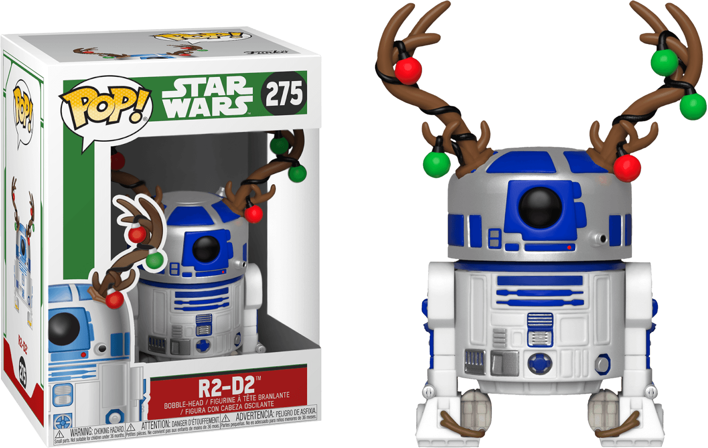 FUN33891 Star Wars - R2-D2 with Antlers Pop! Vinyl - Funko - Titan Pop Culture