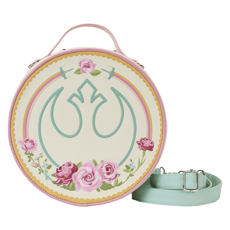 LOUSTTB0254 Star Wars - Rebel Alliance Floral Round Convertible Crossbody - Loungefly - Titan Pop Culture
