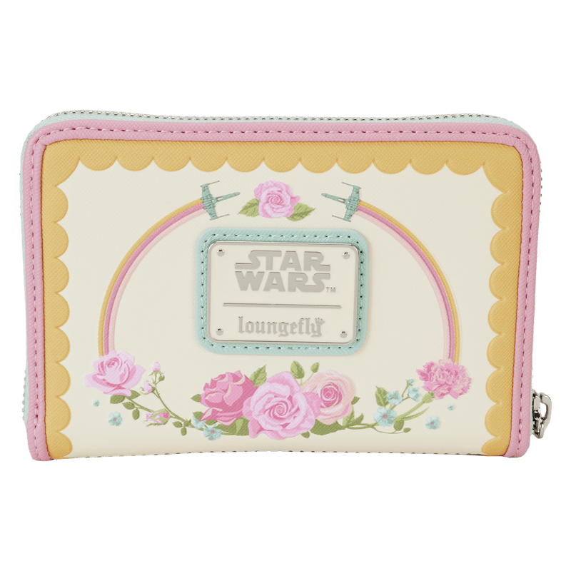 LOUSTWA0266 Star Wars - Rebel Alliance Floral Zip Around Wallet - Loungefly - Titan Pop Culture