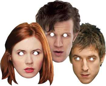Doctor Who - Paquete de 3 mascarillas faciales de acompañantes