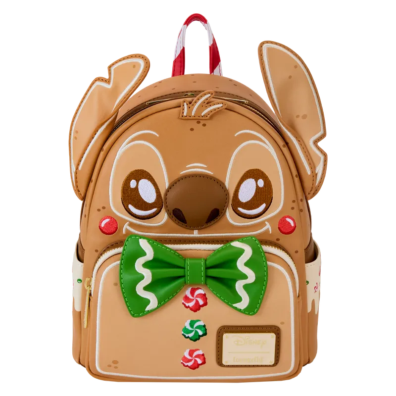 LOUWDBK3773 Lilo & Stitch - Gingerbread Stitch Cosplay Mini Backpack - Loungefly - Titan Pop Culture