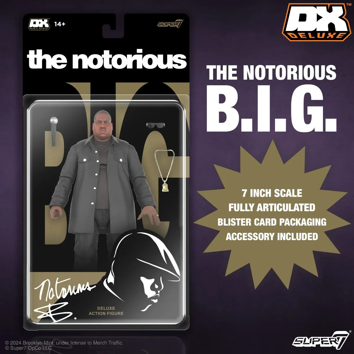 SUPDE-NBIG-09699 Notorious B.I.G. - Biggie Deluxe Figure - Super7 - Titan Pop Culture