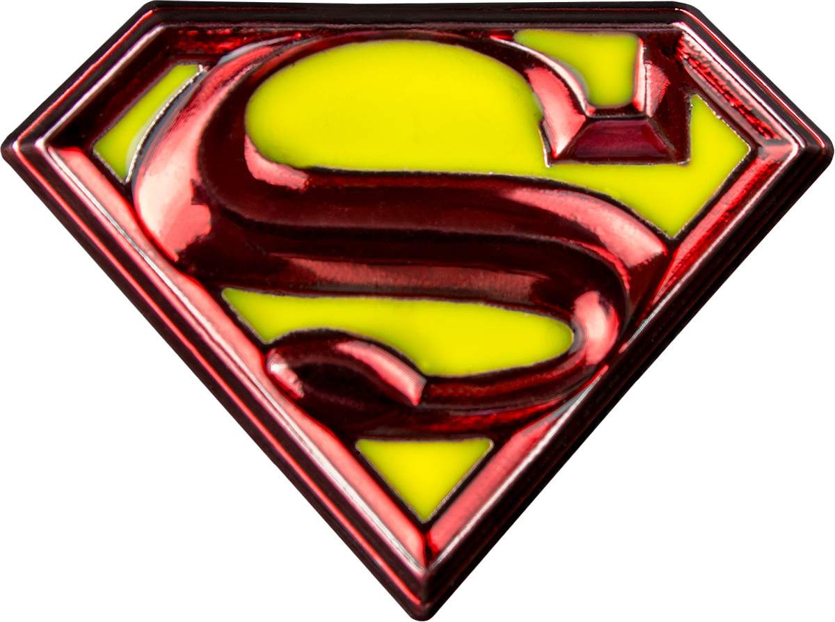 Superman - Logo Colour Enamel Lapel Pin