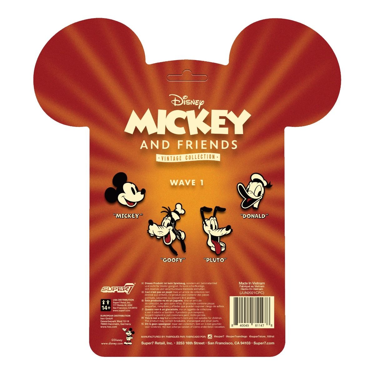 Disney - Mickey Mouse Tailor ReAction 3.75 Figure