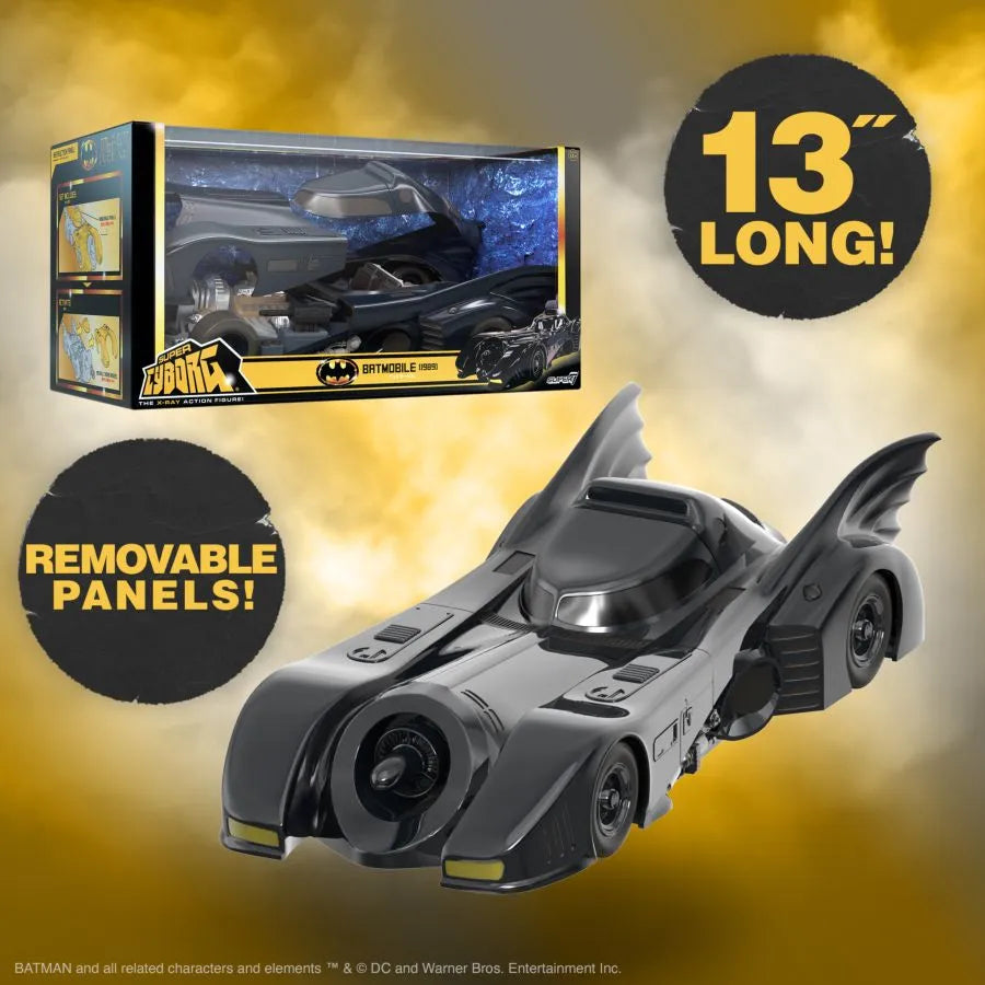 SUPSC-BATM-07738 Batman (1989) - Super Cyborg Batmobile with Removable Panels - Super7 - Titan Pop Culture