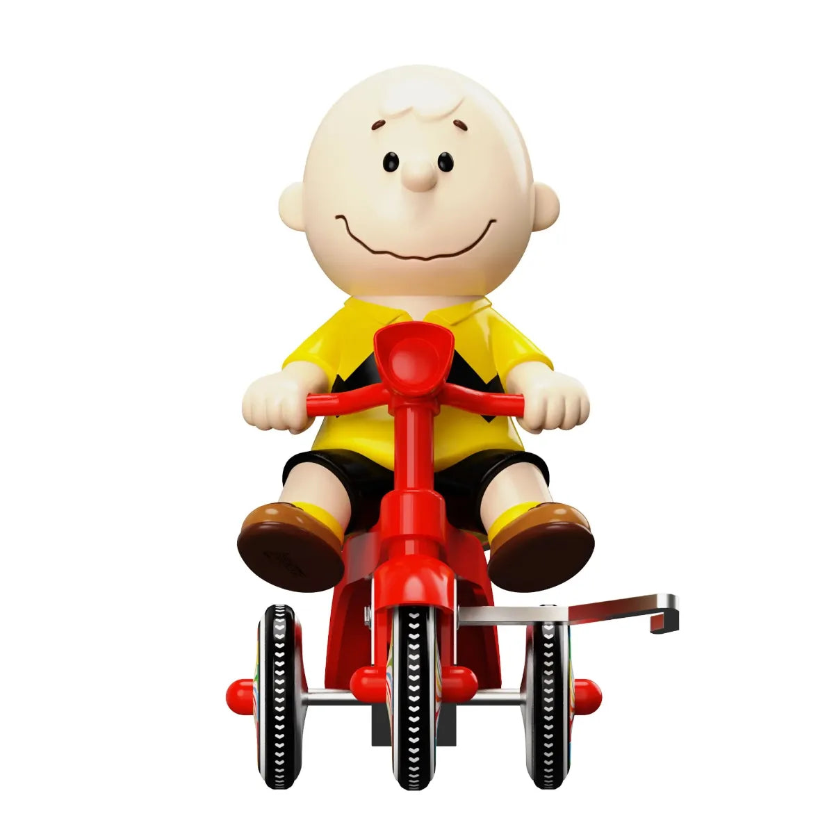 SUPST-PNUT-08934 Peanuts - Charlie Brown (Yellow Shirt with Red Trike) Super Cycle - Super7 - Titan Pop Culture