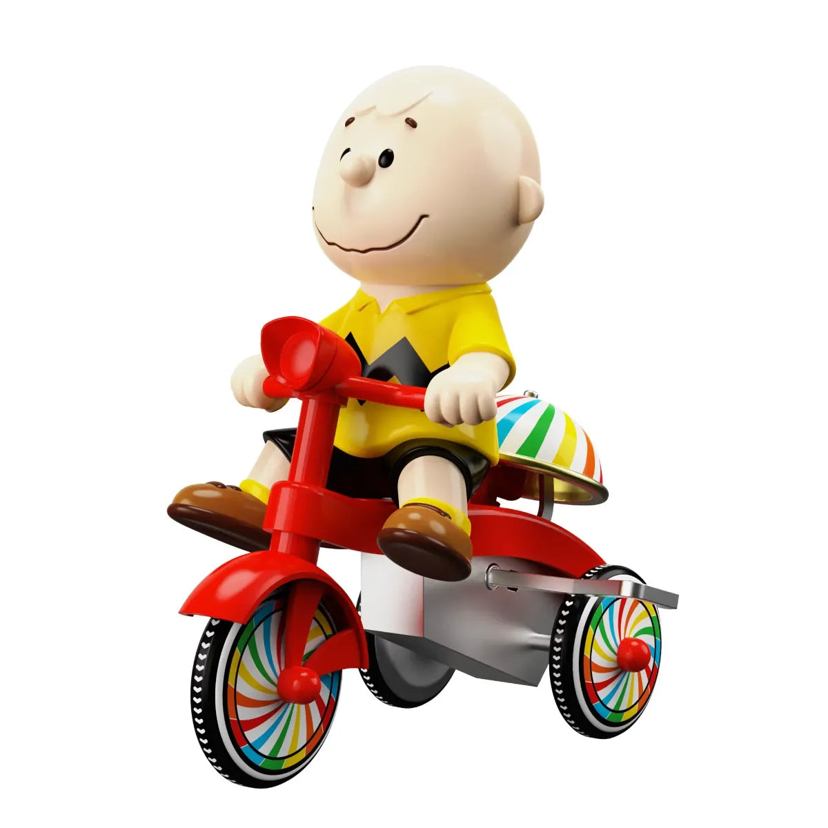 SUPST-PNUT-08934 Peanuts - Charlie Brown (Yellow Shirt with Red Trike) Super Cycle - Super7 - Titan Pop Culture