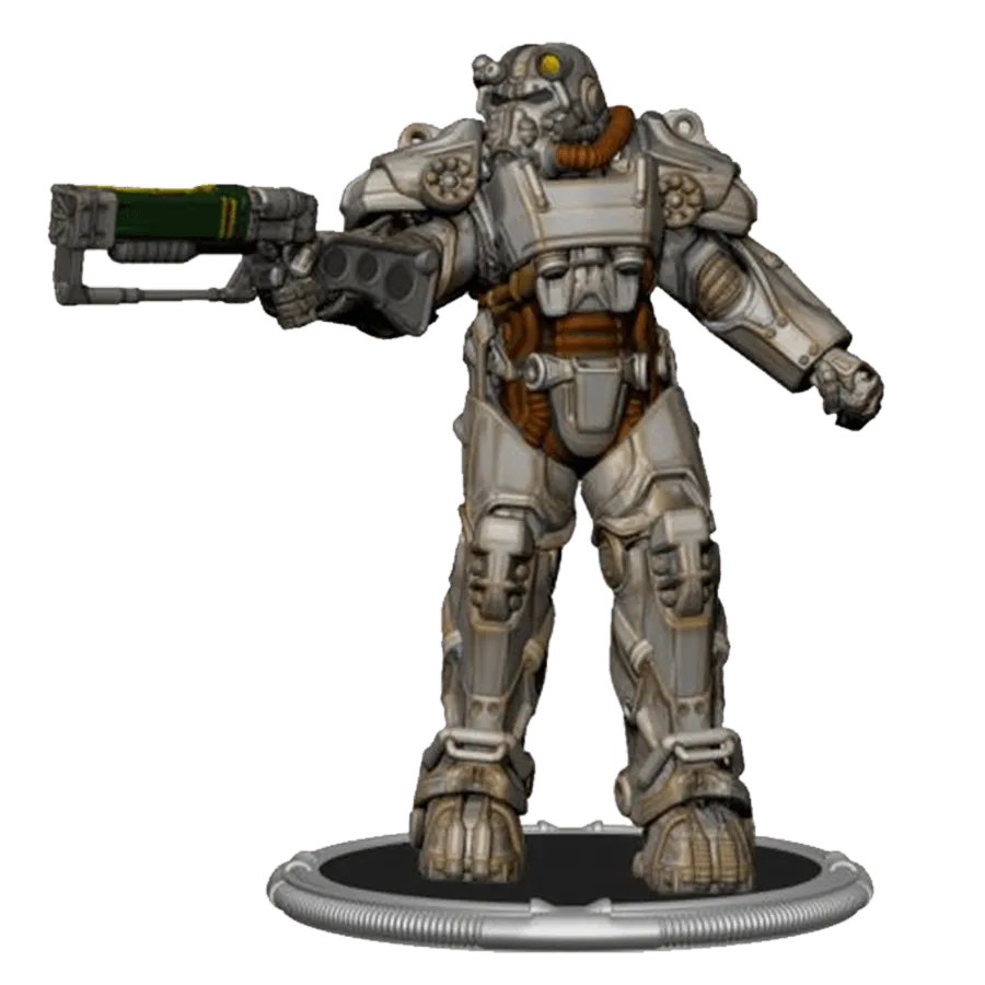 SYN2631680-C Fallout - T-60 Power Armor 3'' Figure - Master Replicas - Titan Pop Culture