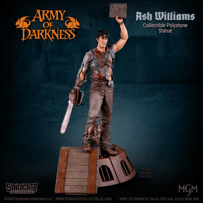 SYN625184-C Army of Darkness - Ash Williams 1:4 Scale Statue - Syndicate Collectibles - Titan Pop Culture