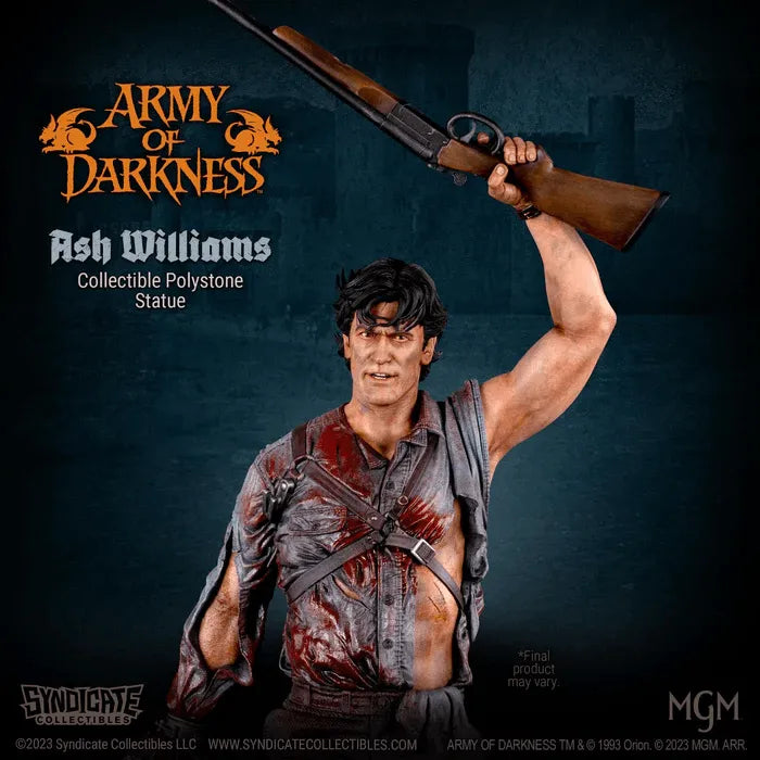 SYN625184-C Army of Darkness - Ash Williams 1:4 Scale Statue - Syndicate Collectibles - Titan Pop Culture