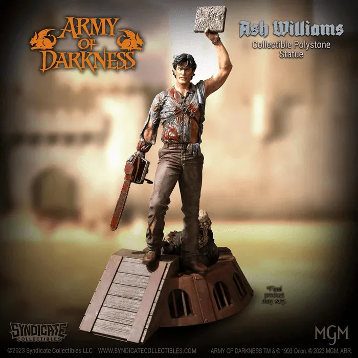 SYN625184-C Army of Darkness - Ash Williams 1:4 Scale Statue - Syndicate Collectibles - Titan Pop Culture