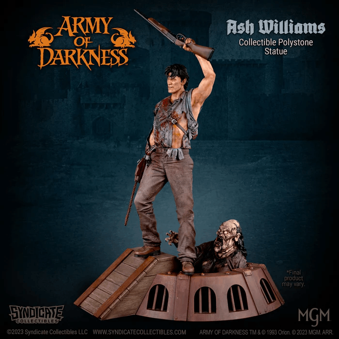 SYN625184-C Army of Darkness - Ash Williams 1:4 Scale Statue - Syndicate Collectibles - Titan Pop Culture