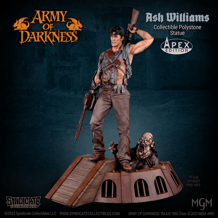 SYN625184-C Army of Darkness - Ash Williams 1:4 Scale Statue - Syndicate Collectibles - Titan Pop Culture