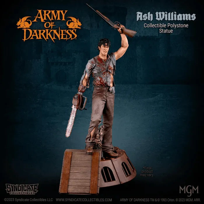 SYN625184-C Army of Darkness - Ash Williams 1:4 Scale Statue - Syndicate Collectibles - Titan Pop Culture