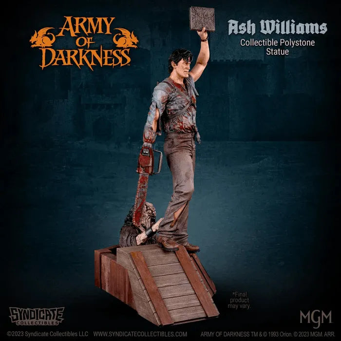 SYN625184-C Army of Darkness - Ash Williams 1:4 Scale Statue - Syndicate Collectibles - Titan Pop Culture