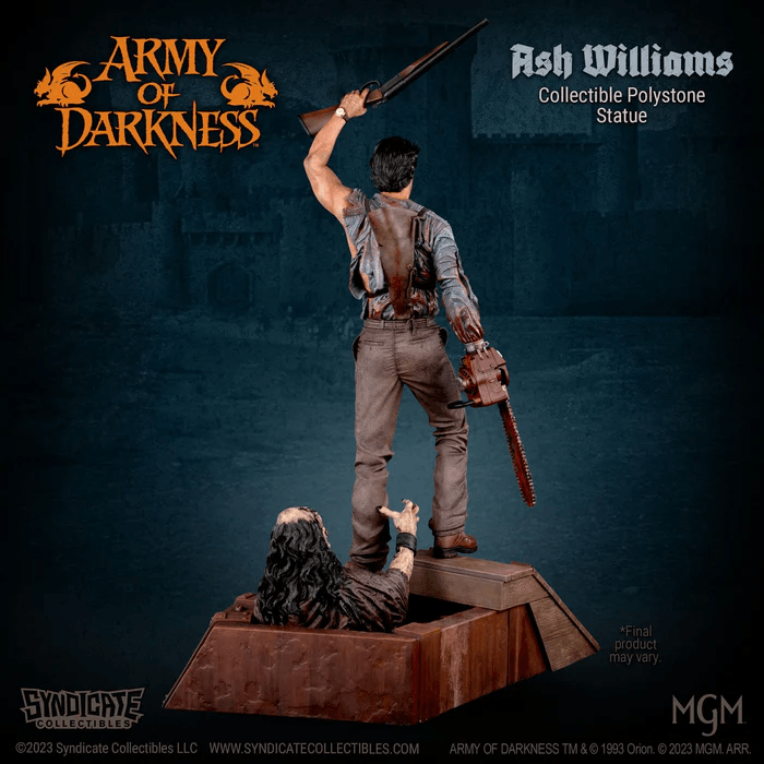 SYN625184-C Army of Darkness - Ash Williams 1:4 Scale Statue - Syndicate Collectibles - Titan Pop Culture