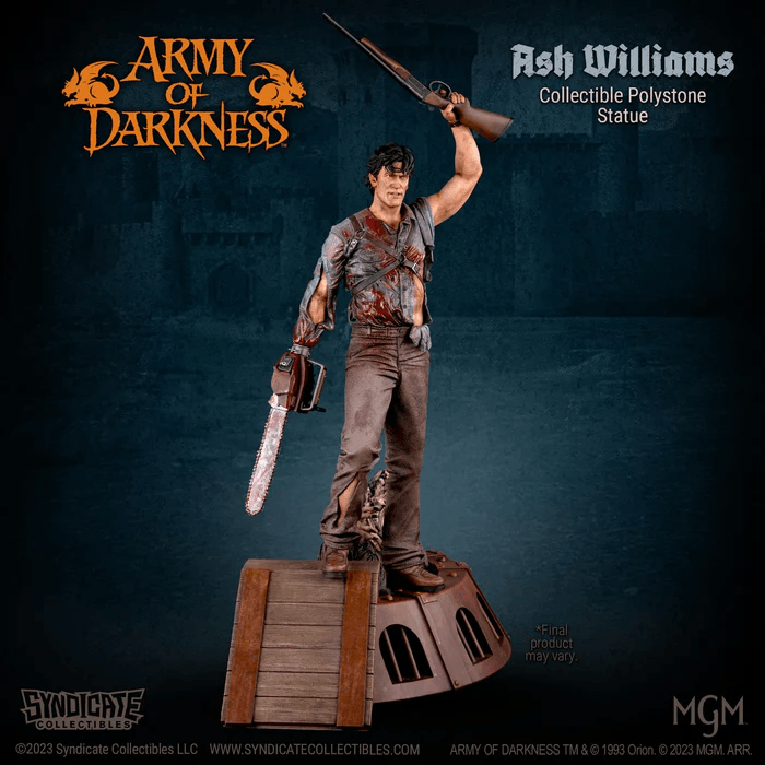 SYN625184-C Army of Darkness - Ash Williams 1:4 Scale Statue - Syndicate Collectibles - Titan Pop Culture