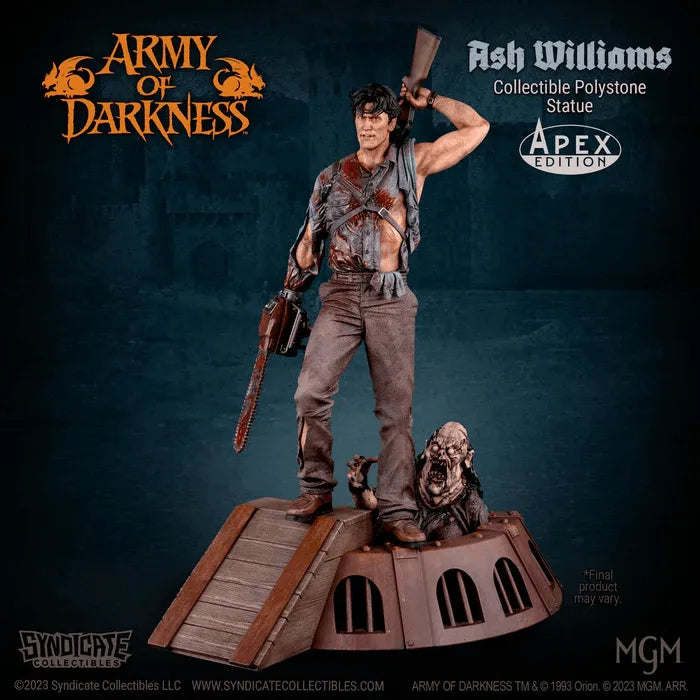 SYN625184-C Army of Darkness - Ash Williams 1:4 Scale Statue - Syndicate Collectibles - Titan Pop Culture