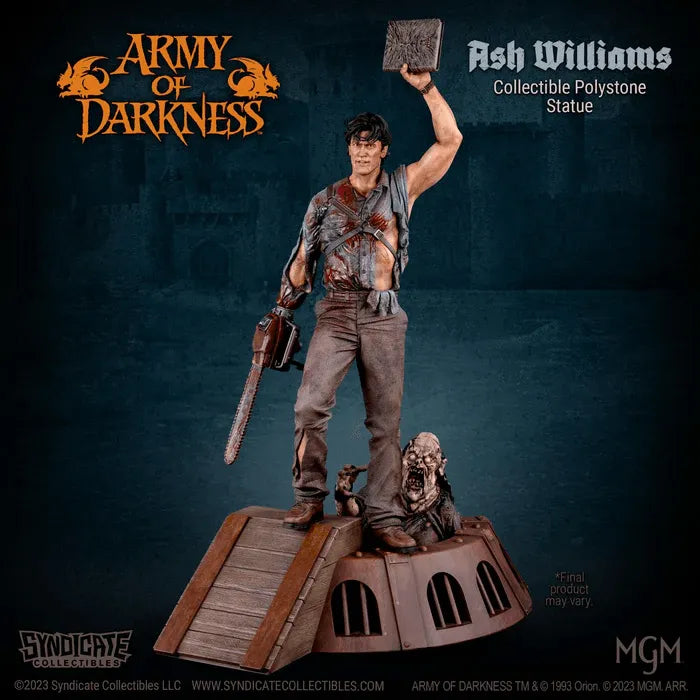 SYN625184-C Army of Darkness - Ash Williams 1:4 Scale Statue - Syndicate Collectibles - Titan Pop Culture