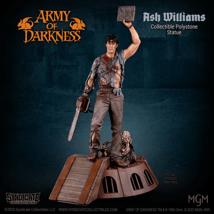 SYN625184-C Army of Darkness - Ash Williams 1:4 Scale Statue - Syndicate Collectibles - Titan Pop Culture