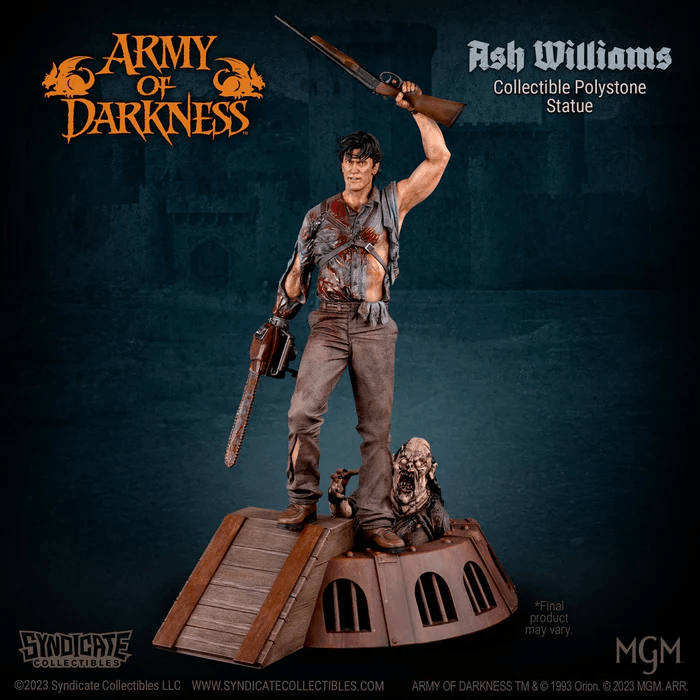 SYN625184-C Army of Darkness - Ash Williams 1:4 Scale Statue - Syndicate Collectibles - Titan Pop Culture