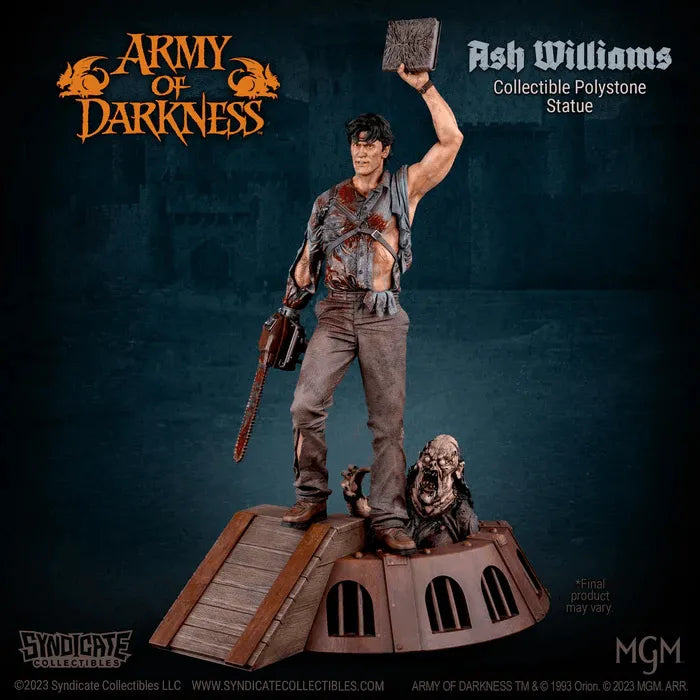 SYN625184-C Army of Darkness - Ash Williams 1:4 Scale Statue - Syndicate Collectibles - Titan Pop Culture