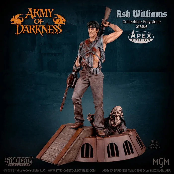 SYN625184-C Army of Darkness - Ash Williams 1:4 Scale Statue - Syndicate Collectibles - Titan Pop Culture