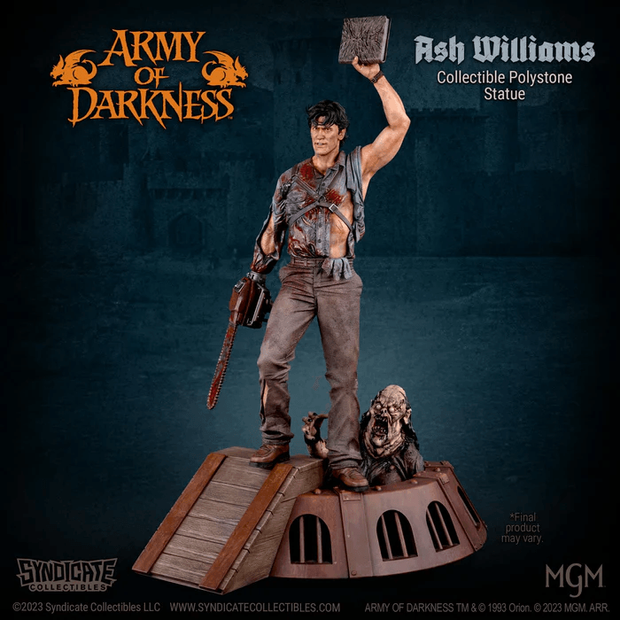 SYN625184-C Army of Darkness - Ash Williams 1:4 Scale Statue - Syndicate Collectibles - Titan Pop Culture