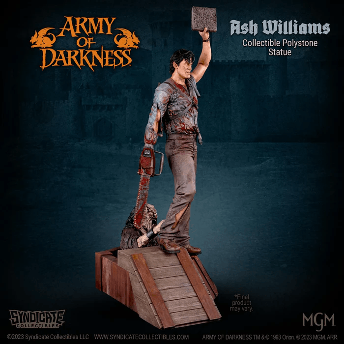 SYN625191-C Army of Darkness - Ash Williams 1:10 Scale Statue - Syndicate Collectibles - Titan Pop Culture