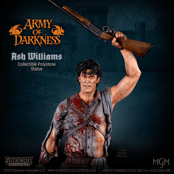 SYN625191-C Army of Darkness - Ash Williams 1:10 Scale Statue - Syndicate Collectibles - Titan Pop Culture