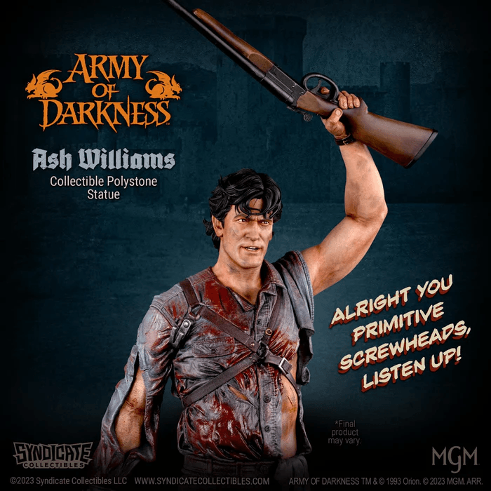 SYN625191-C Army of Darkness - Ash Williams 1:10 Scale Statue - Syndicate Collectibles - Titan Pop Culture