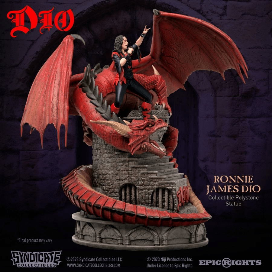 SYN76520C Ronnie James Dio - 1:10 Statue - Syndicate Collectibles - Titan Pop Culture