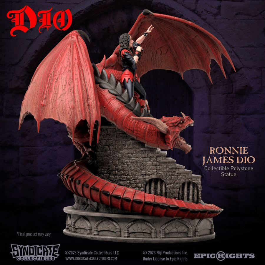 SYN76520C Ronnie James Dio - 1:10 Statue - Syndicate Collectibles - Titan Pop Culture
