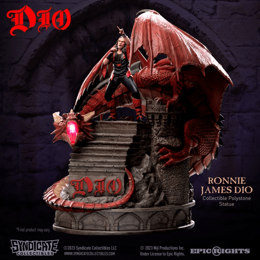 SYN76520C Ronnie James Dio - 1:10 Statue - Syndicate Collectibles - Titan Pop Culture