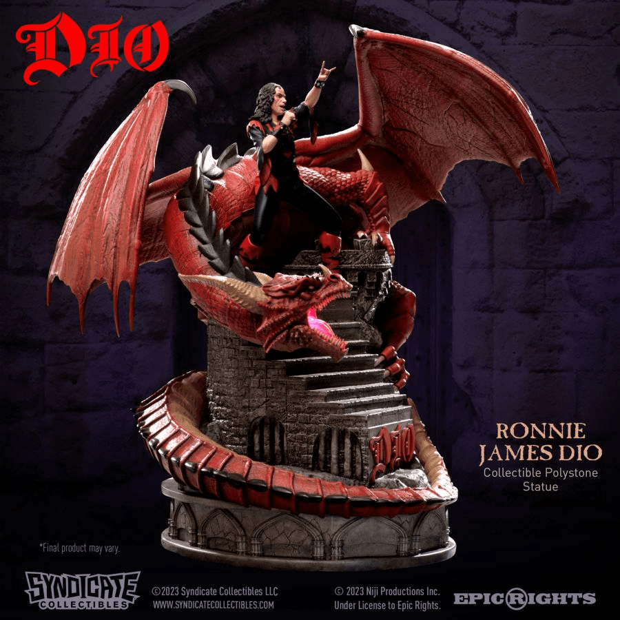 SYN76520C Ronnie James Dio - 1:10 Statue - Syndicate Collectibles - Titan Pop Culture