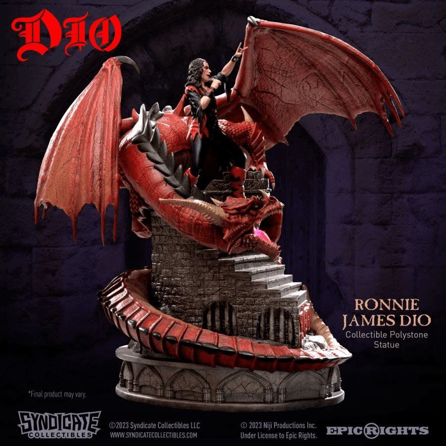 SYN76520C Ronnie James Dio - 1:10 Statue - Syndicate Collectibles - Titan Pop Culture