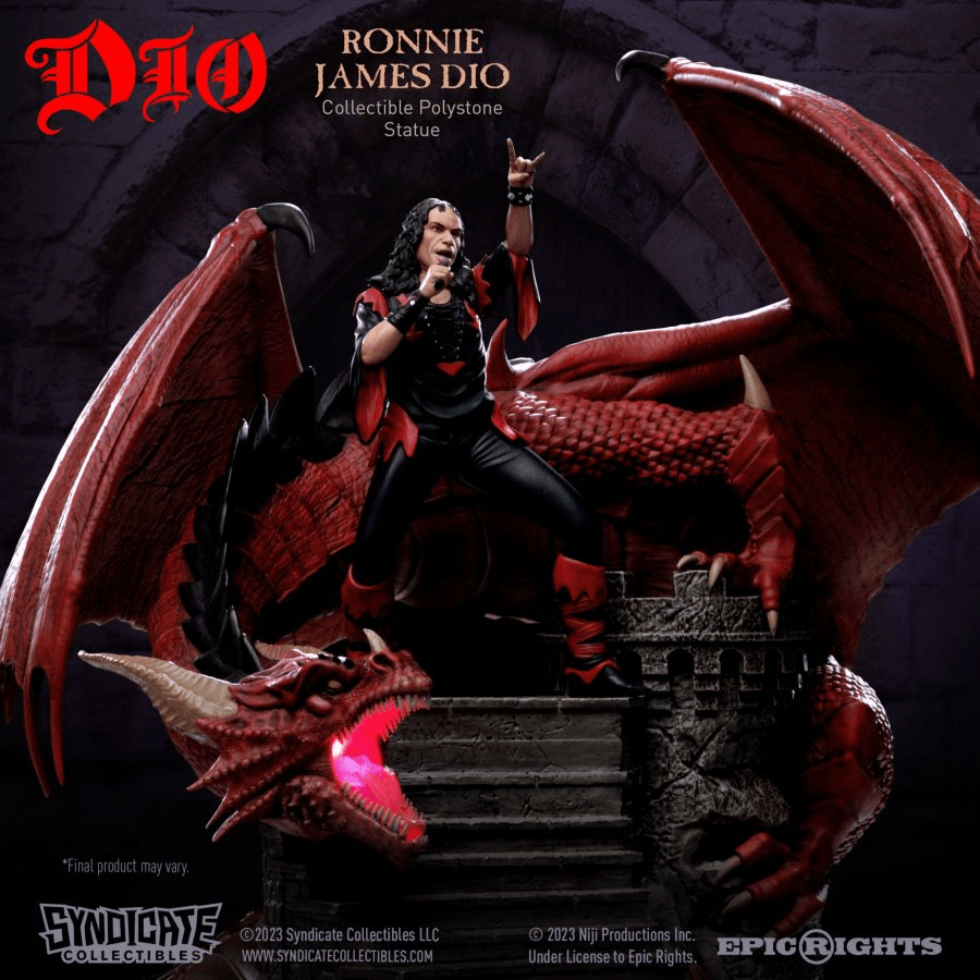 SYN76520C Ronnie James Dio - 1:10 Statue - Syndicate Collectibles - Titan Pop Culture