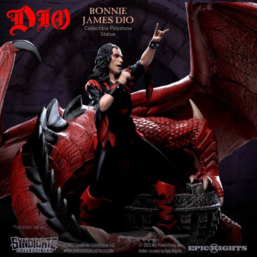 SYN76520C Ronnie James Dio - 1:10 Statue - Syndicate Collectibles - Titan Pop Culture