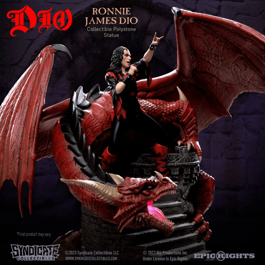 SYN76520C Ronnie James Dio - 1:10 Statue - Syndicate Collectibles - Titan Pop Culture