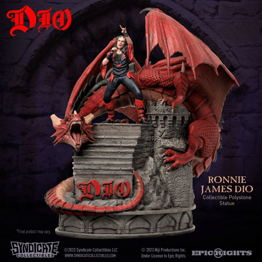 SYN76520C Ronnie James Dio - 1:10 Statue - Syndicate Collectibles - Titan Pop Culture