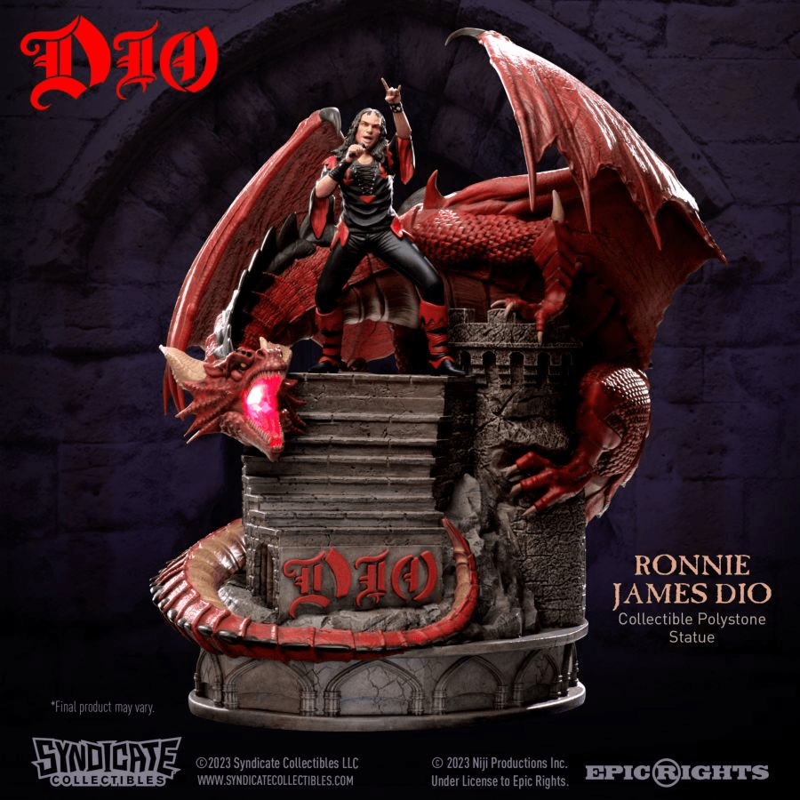 SYN76520C Ronnie James Dio - 1:10 Statue - Syndicate Collectibles - Titan Pop Culture