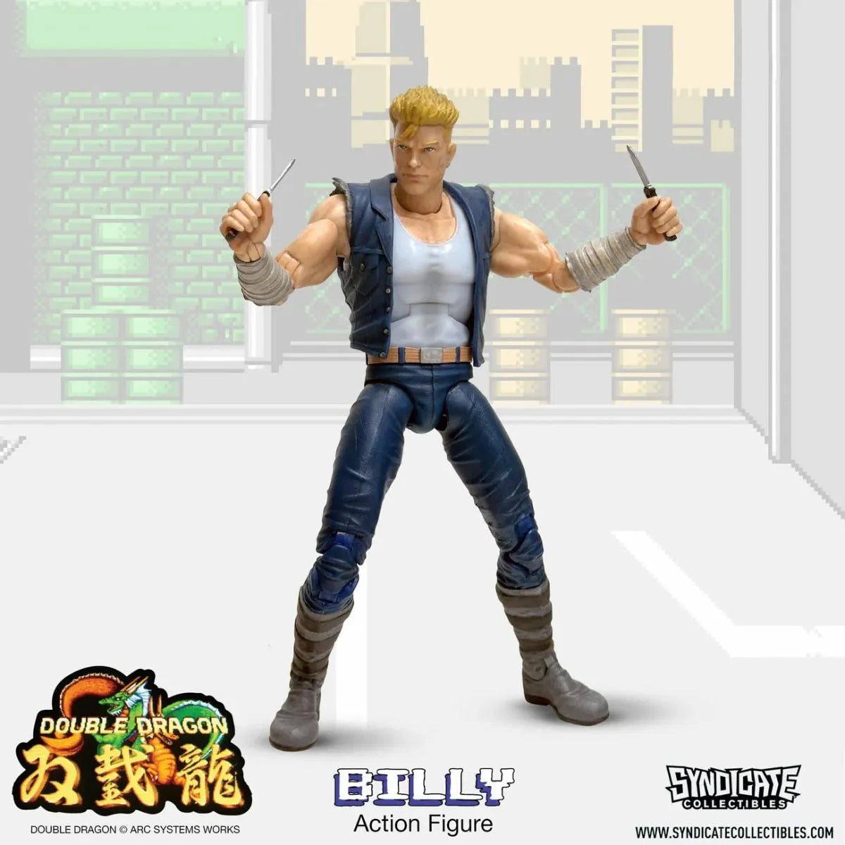 SYN94999-C Double Dragon - Billy 7'' Deluxe Figure - Syndicate Collectibles - Titan Pop Culture